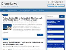 Tablet Screenshot of dronelawsblog.com